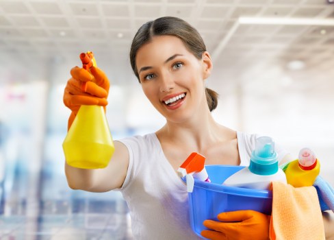 Local move out cleaning team working in a Brixton property