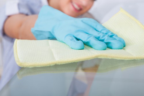Kitchen surface and appliance cleaning during a one-off clean